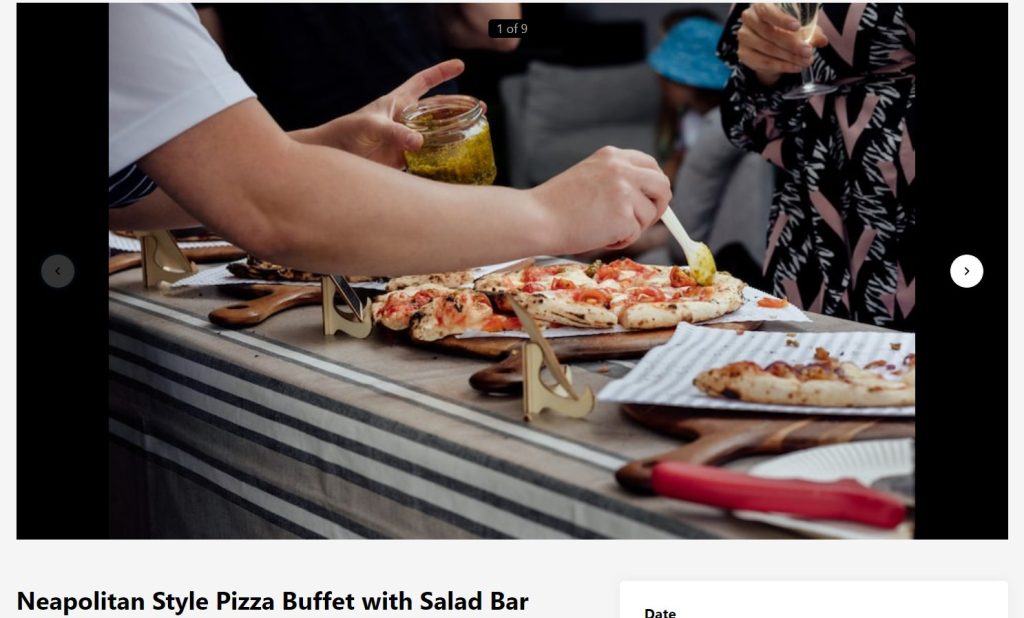 picture of a pizza being made