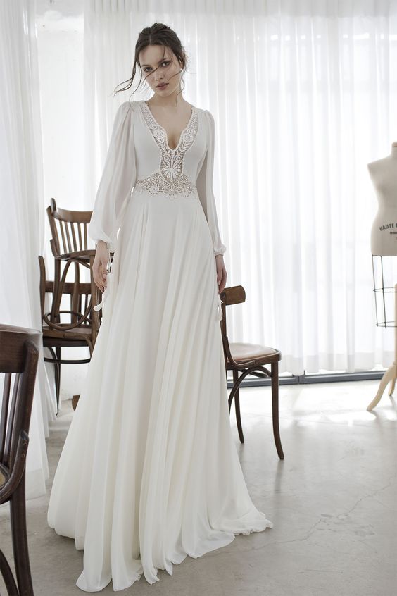 boho bridal dress