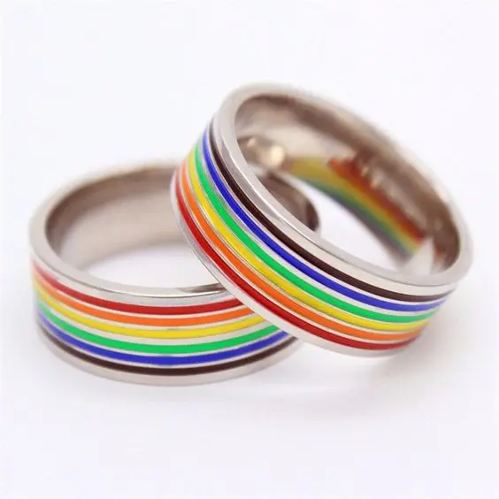 LGBT wedding rings