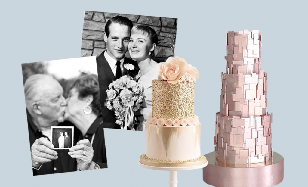 Top Ideas for 50th-Anniversary Cakes 50th wedding anniversary cakes