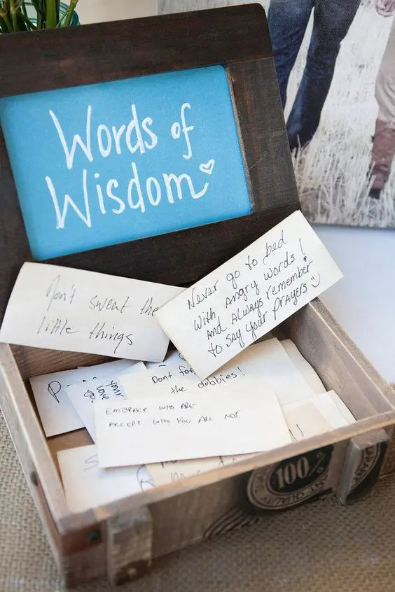 wedding guest book in Wedding Checklist process