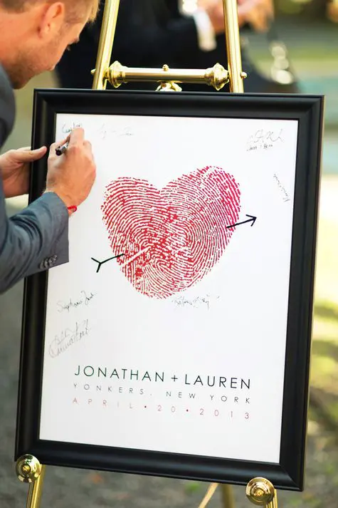 wedding guest book in Wedding Checklist process