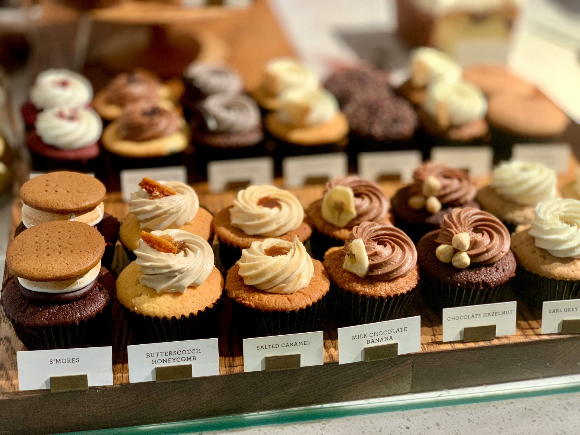 Assortment of cupcakes