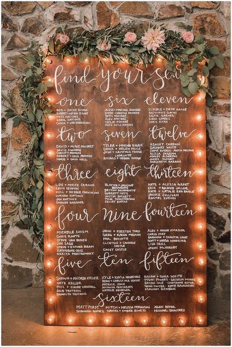 Wedding seating plan in process