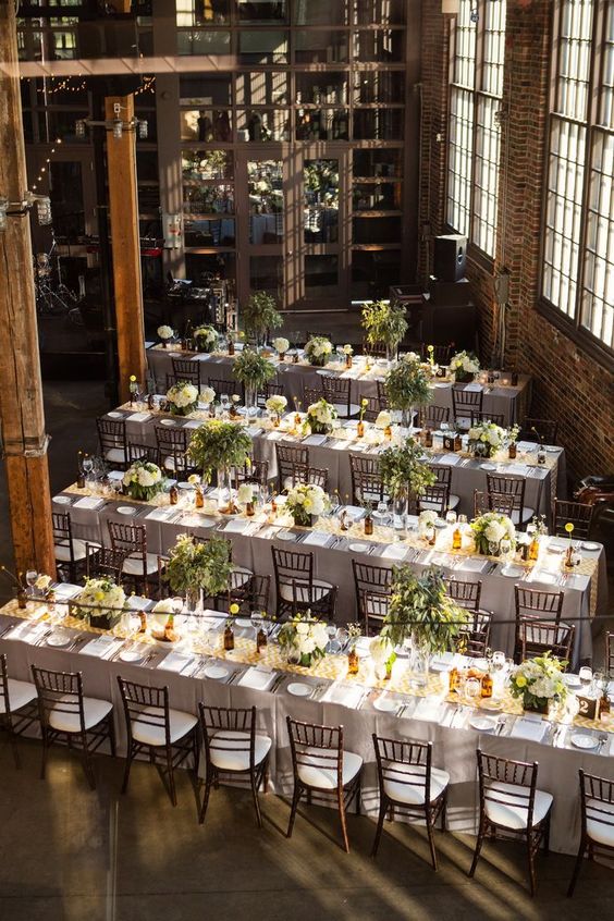 wedding table design in process