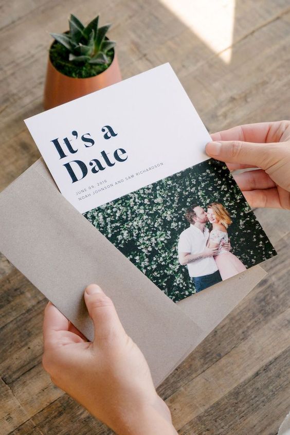 save the date in Wedding Checklist process