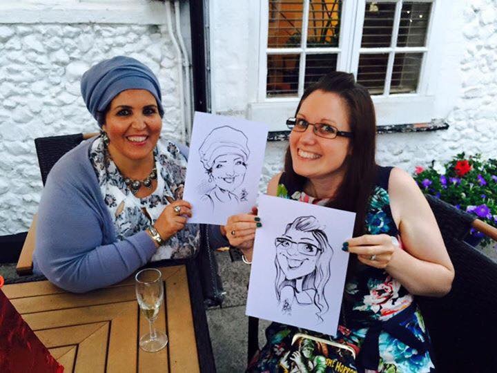 caricature artist for corporate party