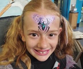 Add 'WOW' to your party with our talented face painting artists