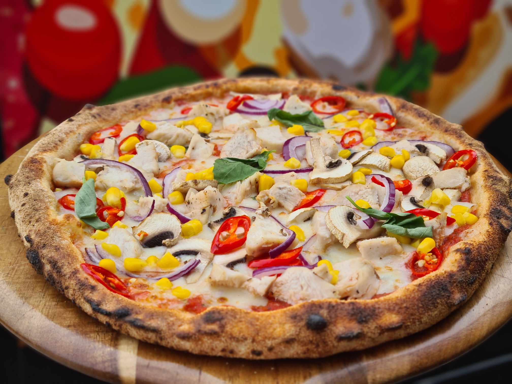 Chevrolet Vintage Pizza Truck Serving Delicious Neapolitan Pizza