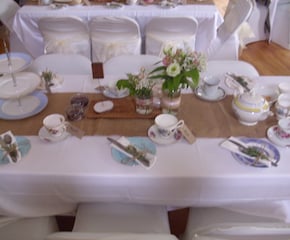Afternoon Tea with Vintage China & Waitress Service