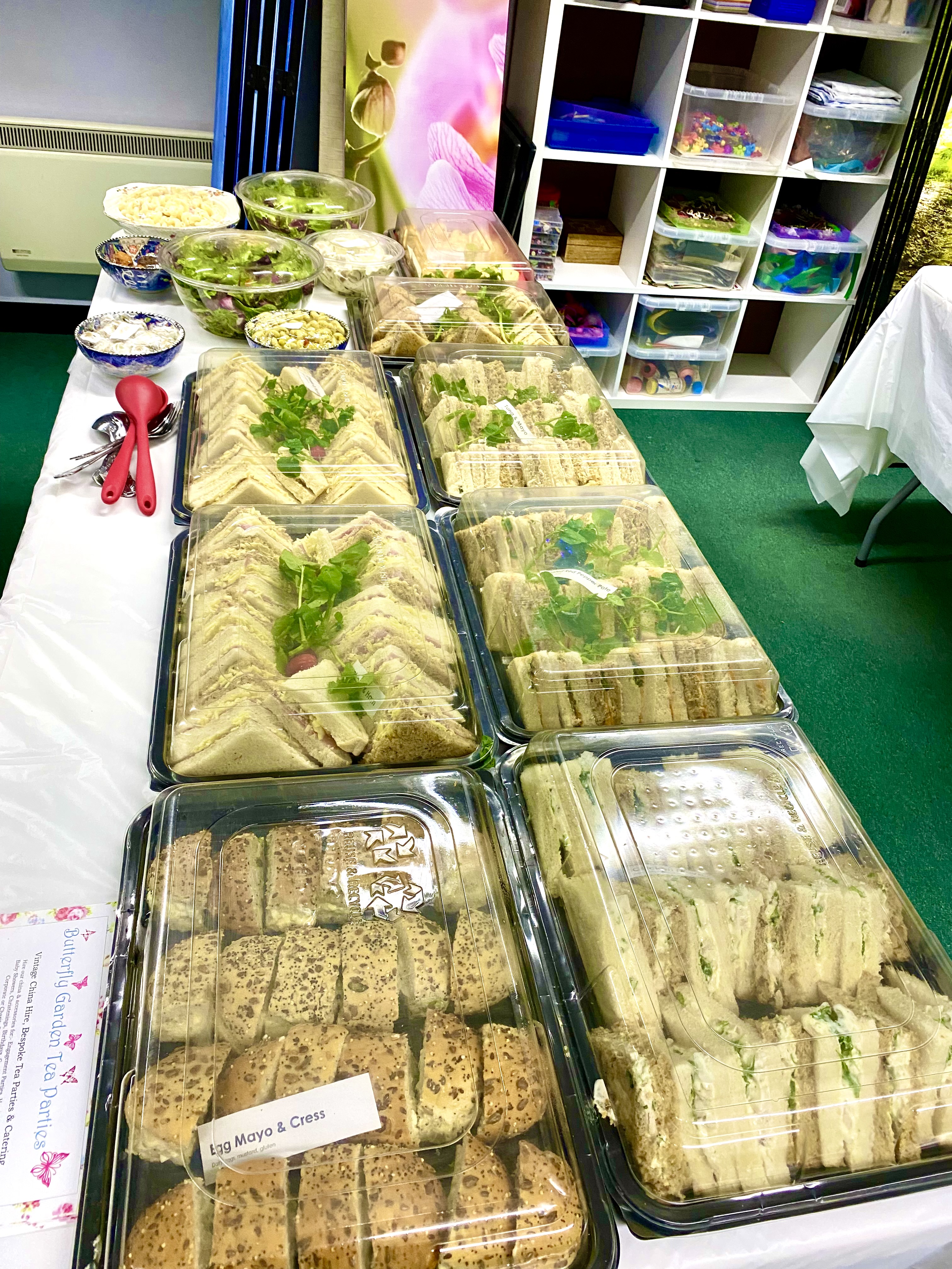 Lunch Buffet Including Meats & Cheeses from Around the World