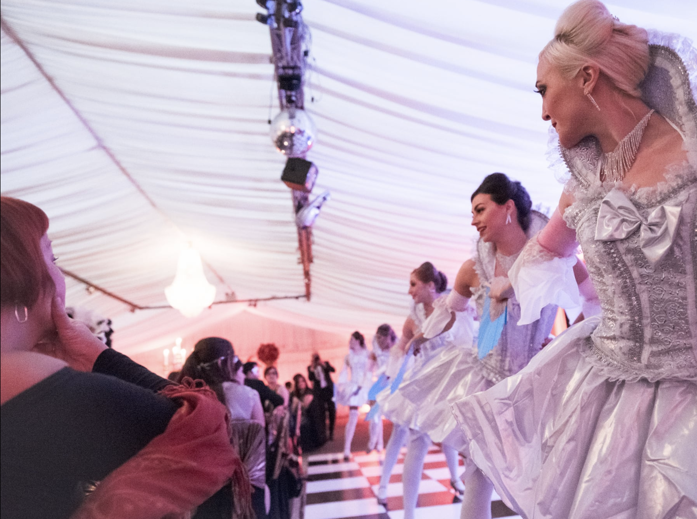 Masquerade Dancers Intrigue & Create Mystery