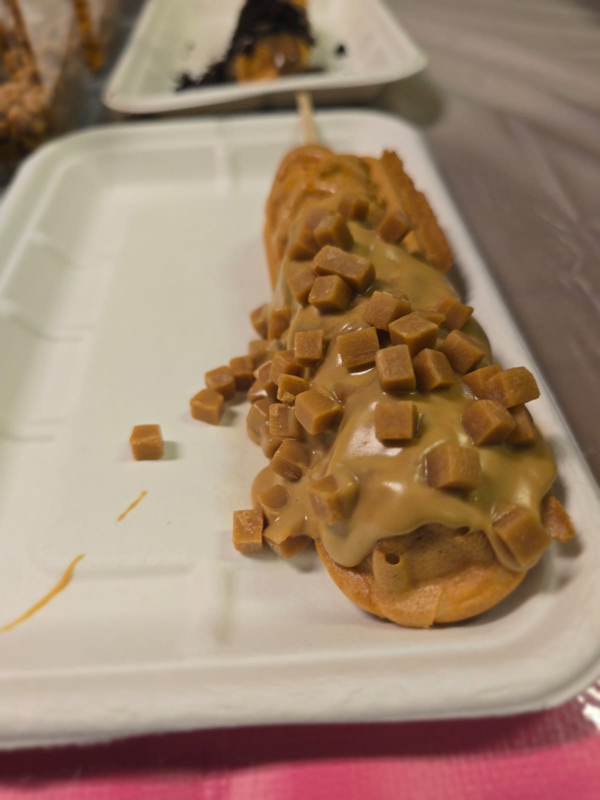 Waffle Sticks with Choice Of Sweet Toppings