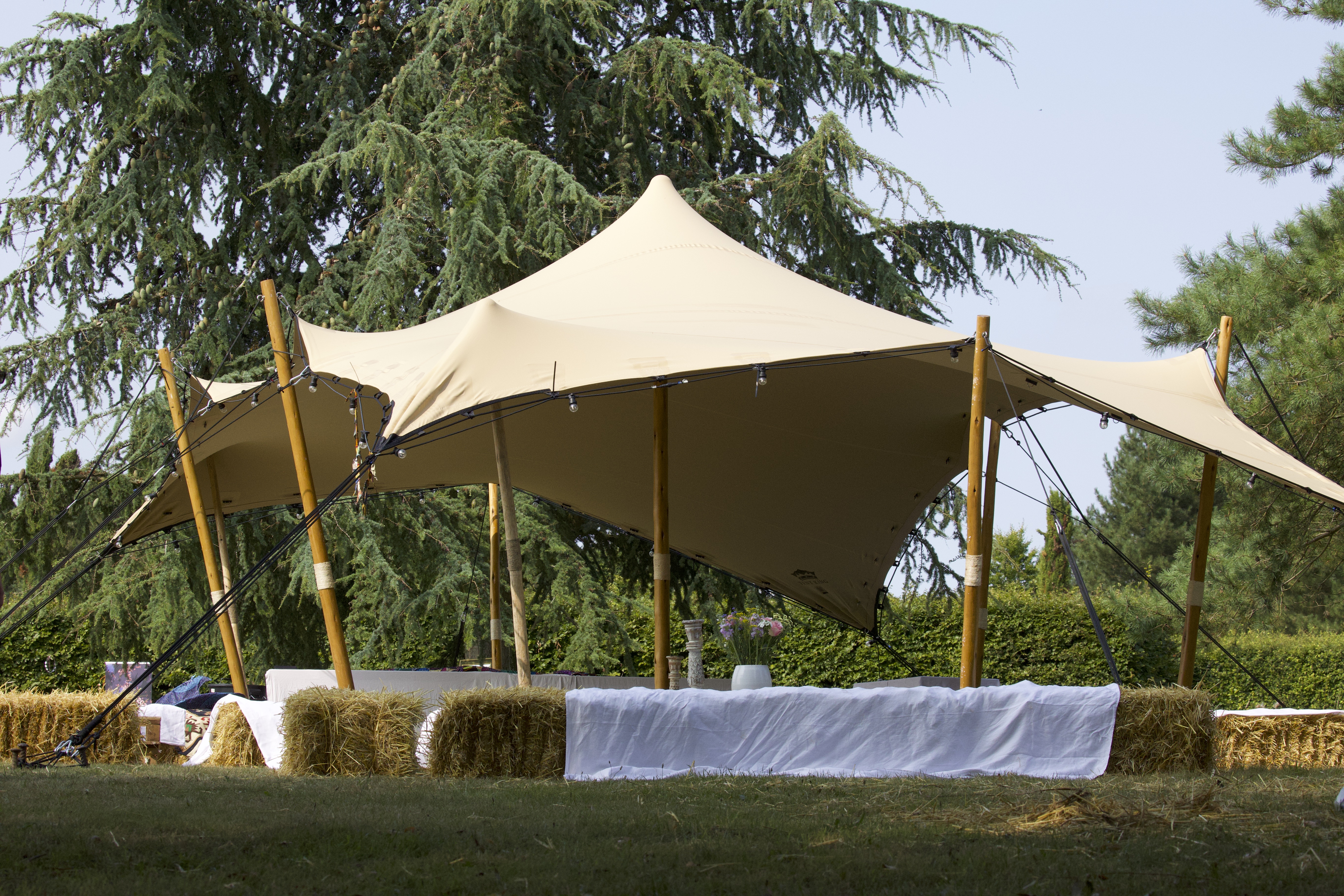 6m x 10m Chino Stretch Tent For Sleek Outdoor Cover