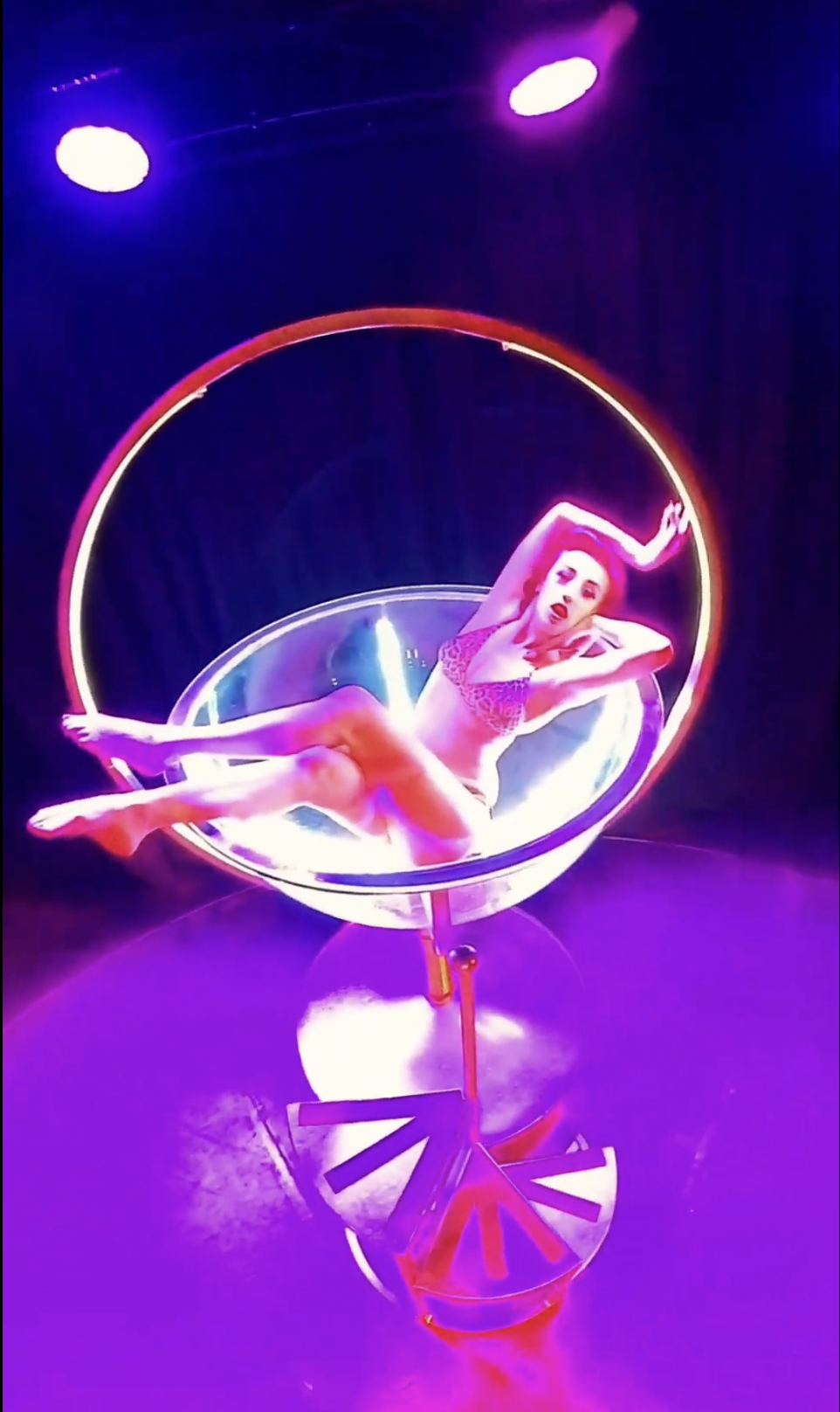 Elevate Your Event with Dazzling Martini Glass Performer