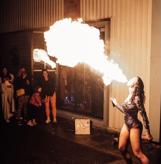 Show-Stopping Fire Performance & Magical Stilt Walking
