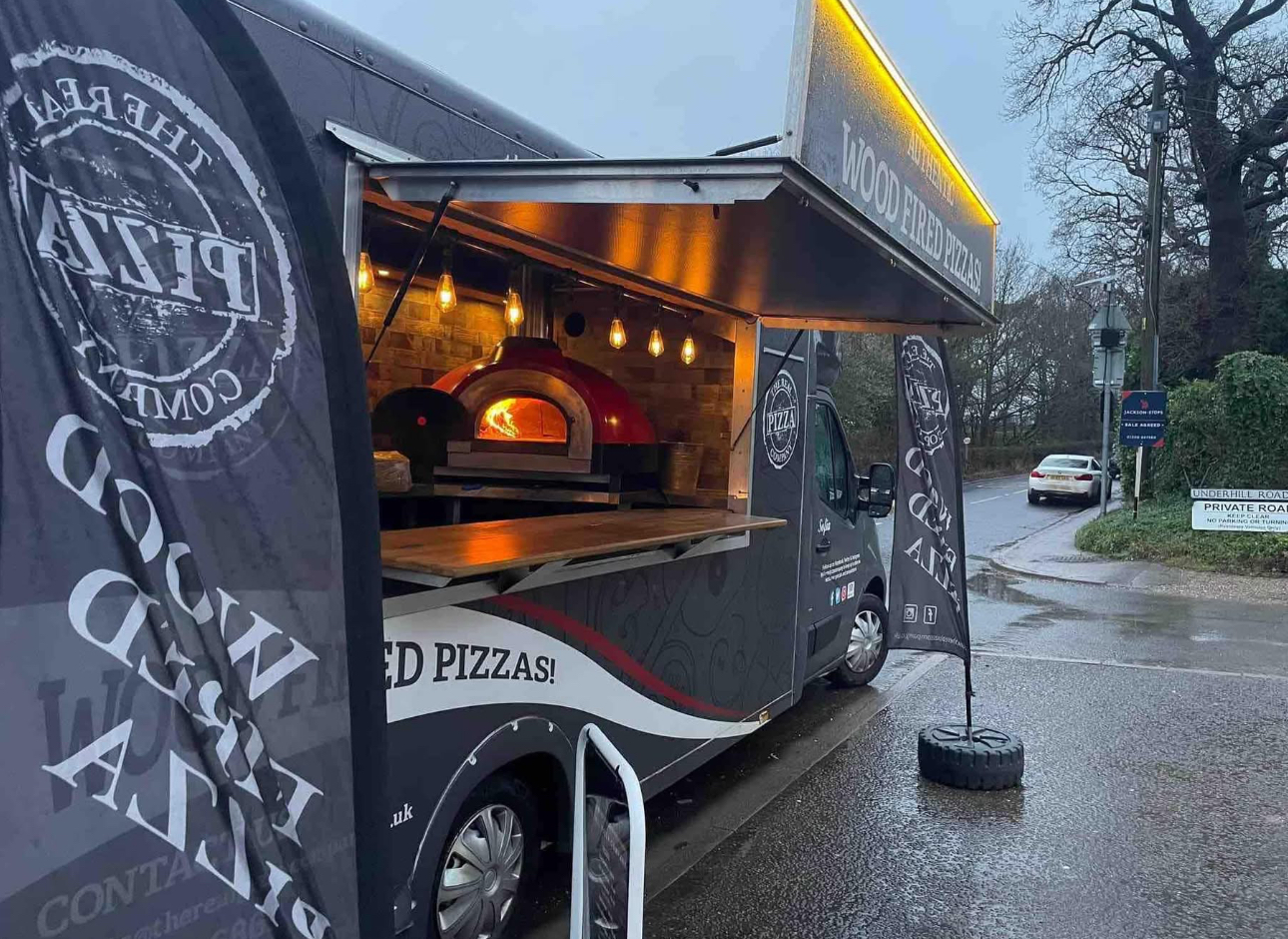 Wood-Fired Pizza Mobile Van – Freshly Made at Your Event