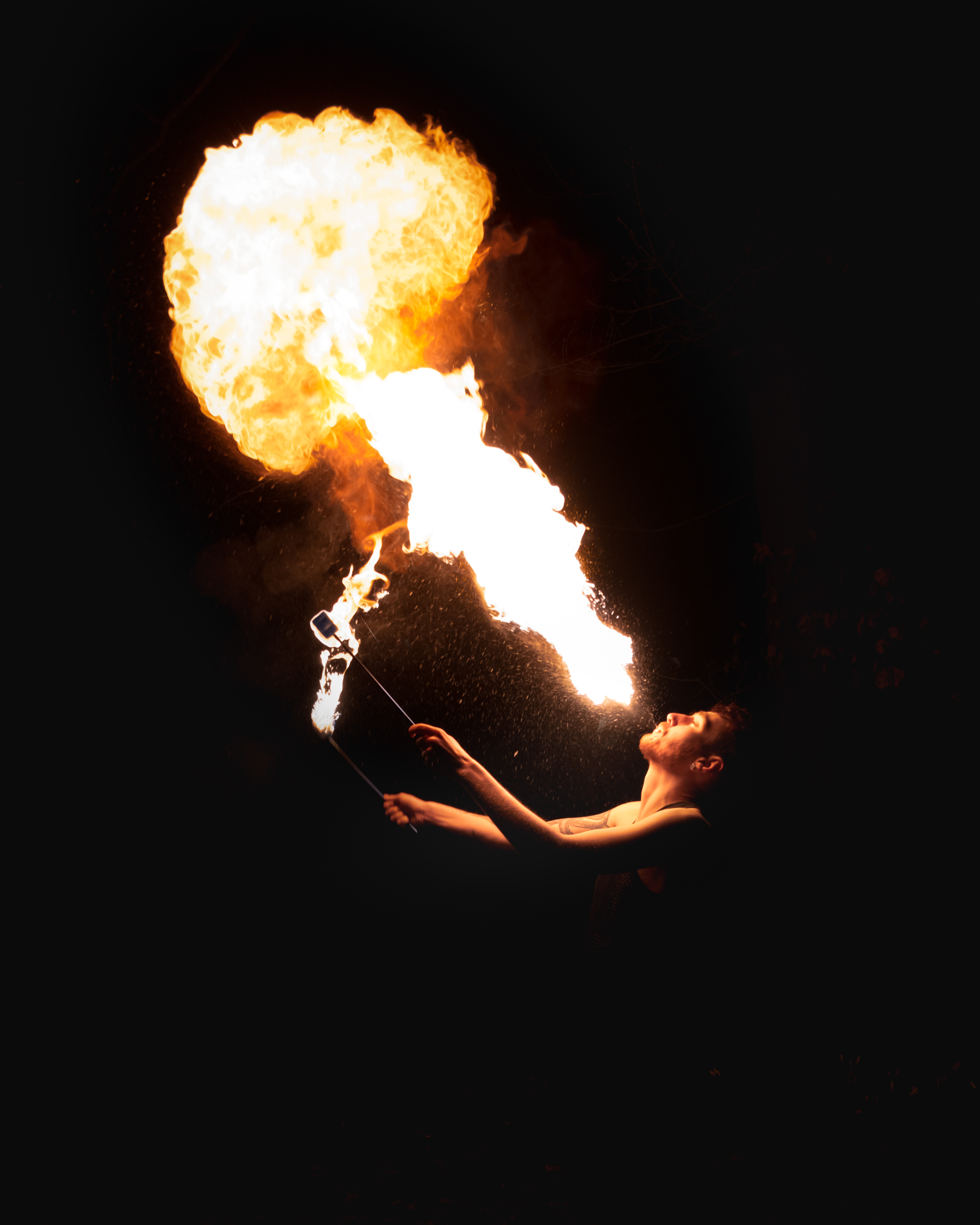 Thrilling Multiple Prop Fire Performance