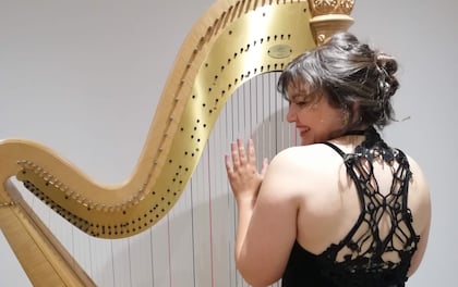 Magical, Unforgettable & Joyful Harpist Clara with Optional Vocals