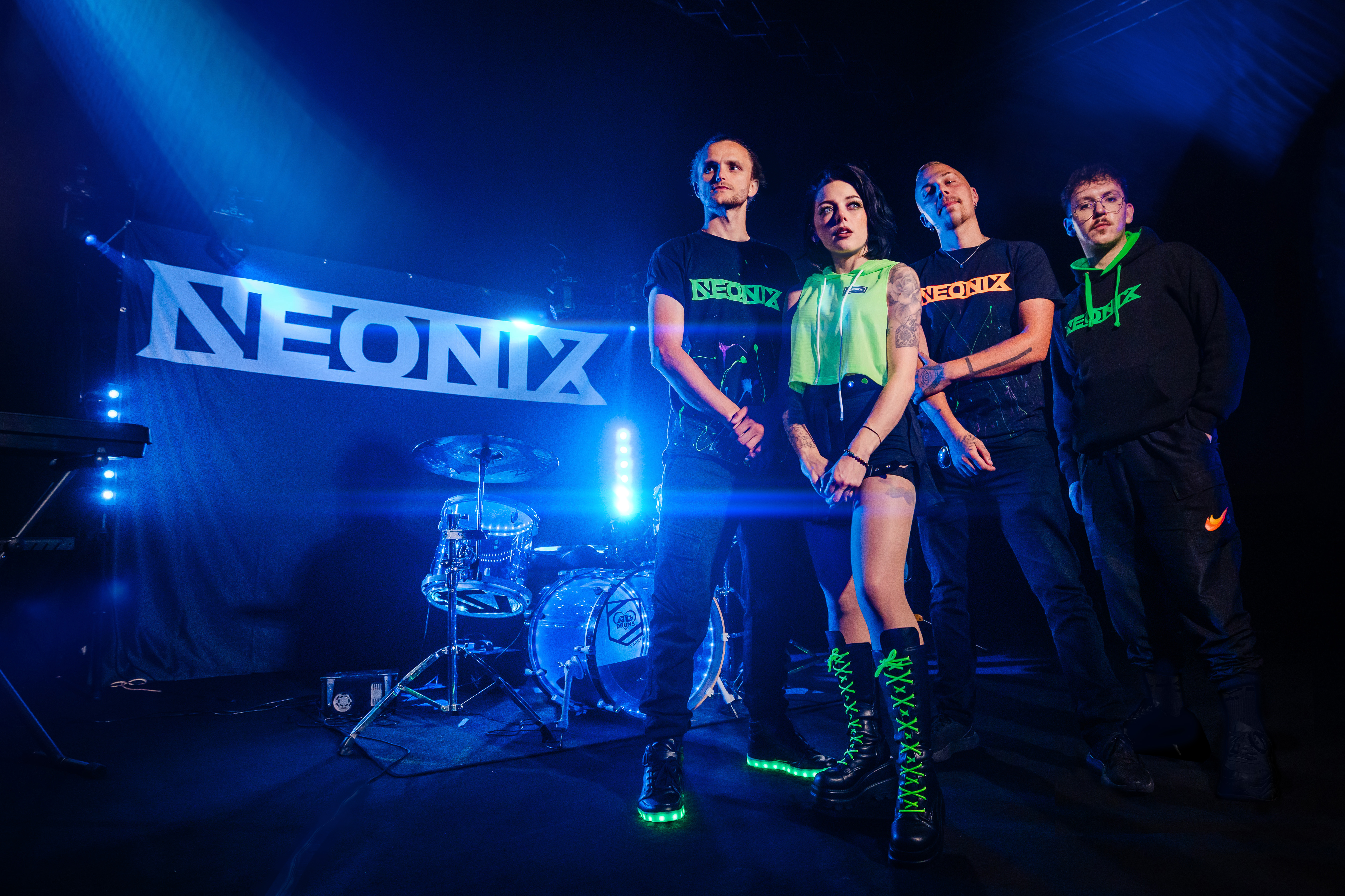Electrifying 'NEONIX' Live Party Band & Synced Light Show