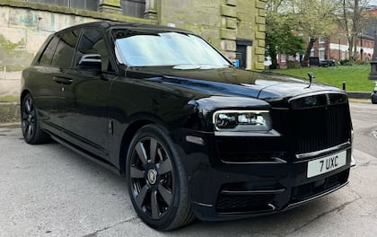 Rolls-Royce Cullinan Black Pack with White Leather & Glass Roof