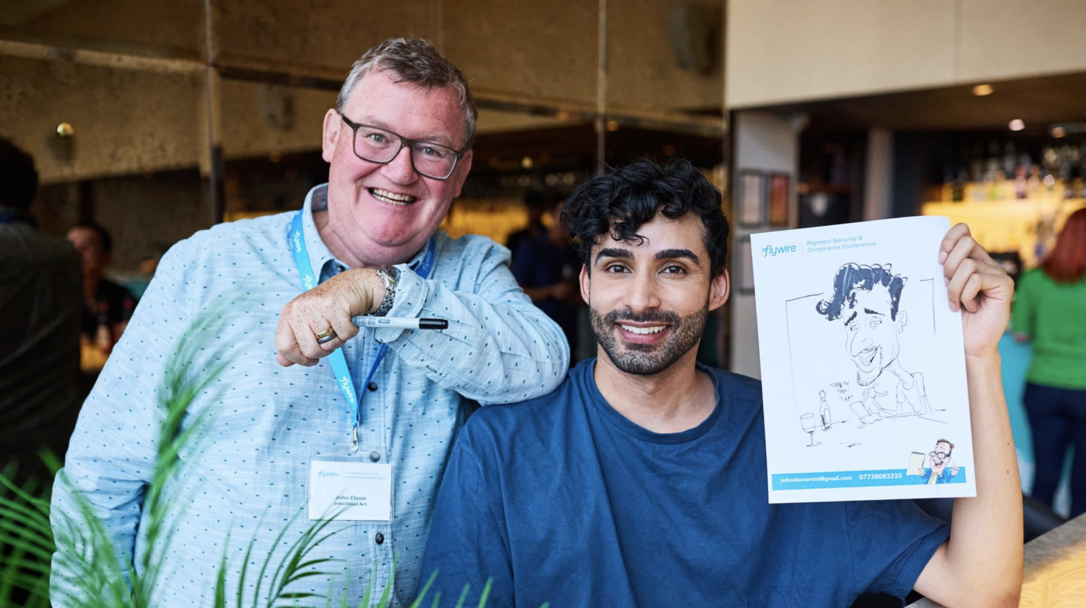 Live Cartoon Portraits Drawing a Crowd as Seen on TV & Festivals