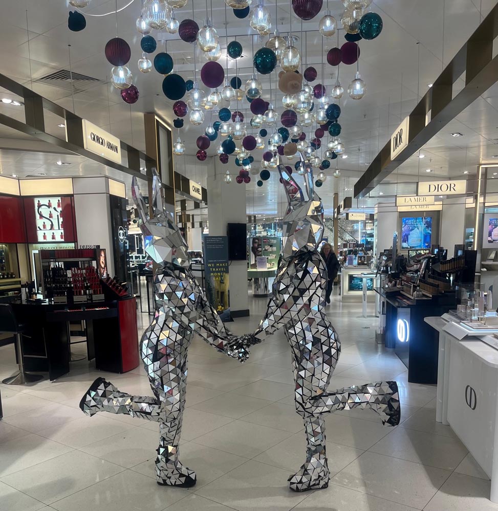 Elevate Your Next Event With Our Captivating Mirror Bunnies