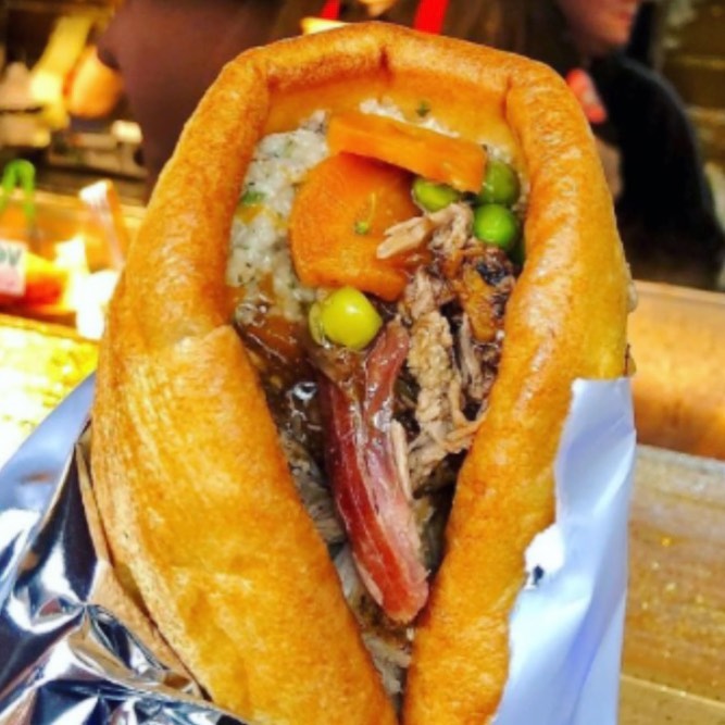 Serving Up Giant Yorkshire Pudding Wraps