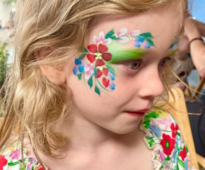 Face Painting & Glitter Art to Put Smiles on People's Faces