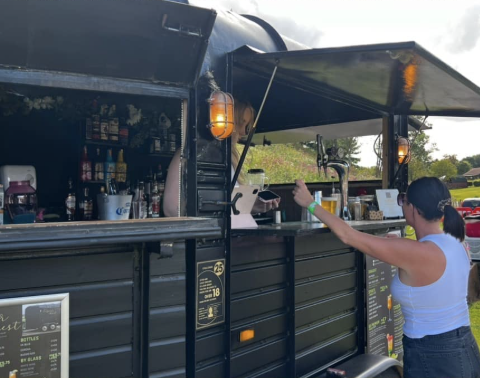 Converted Horsebox Cash Bar