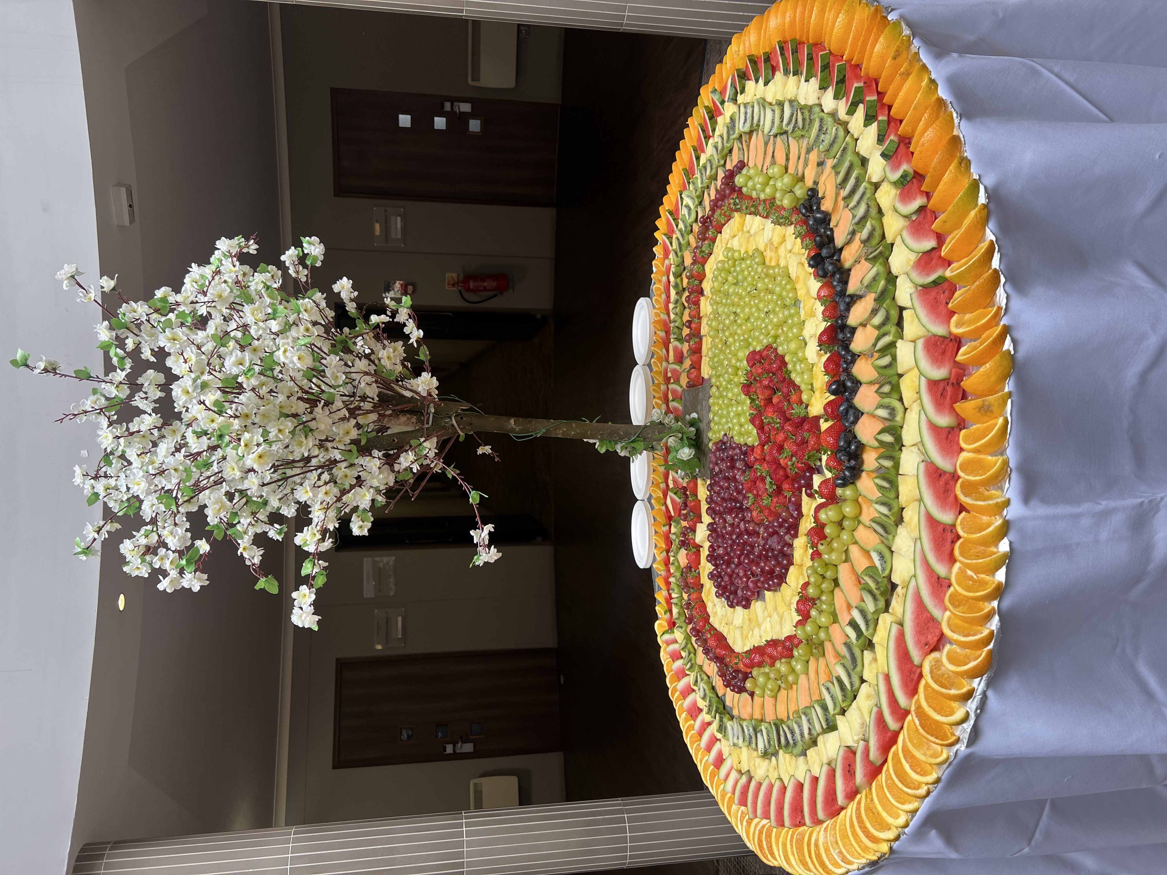 Elegant Fresh Fruit Display Table