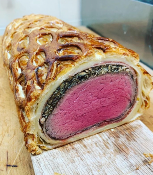 Delicious 5-Course Menu with Beef Wellington as Main