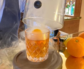 Cocktail Bar with Dry Ice, Flavour Bubbles & Smoke Effects