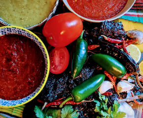 Authentic Mexican Meat & Veggie Tacos & Quesadillas
