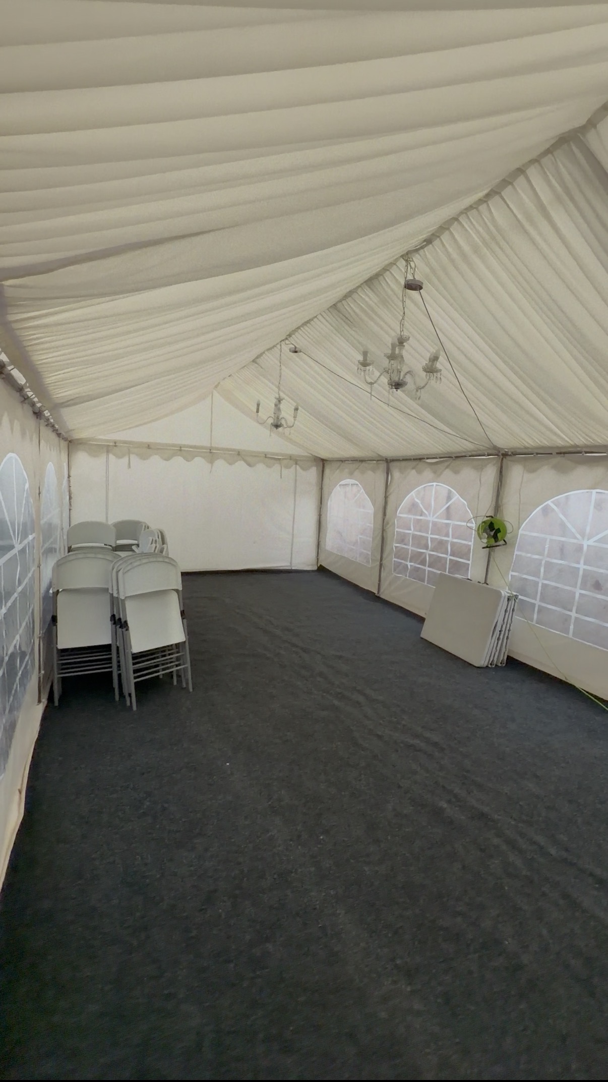 8m x 4m Luxury Draped Marquee - Furniture & Heating Included