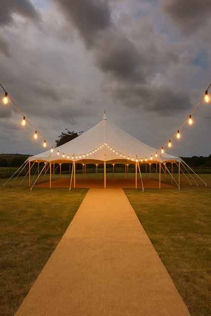 12m x 12m Oxford Classic Poled Marquee