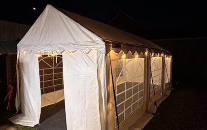 White 3m x 6m Party Marquee