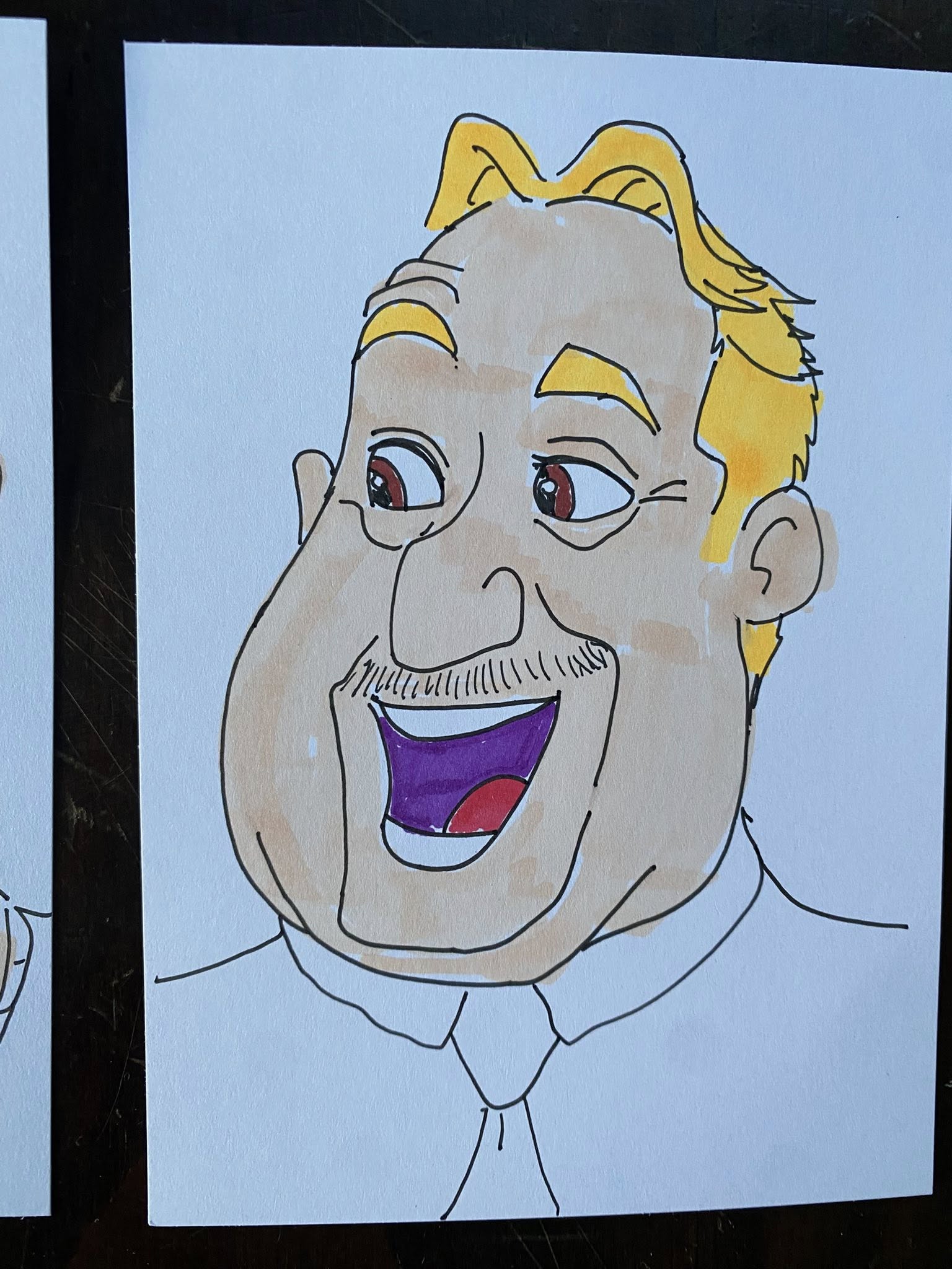 Caricature Booth: Mystery Artist Inside Drawing Your Guests