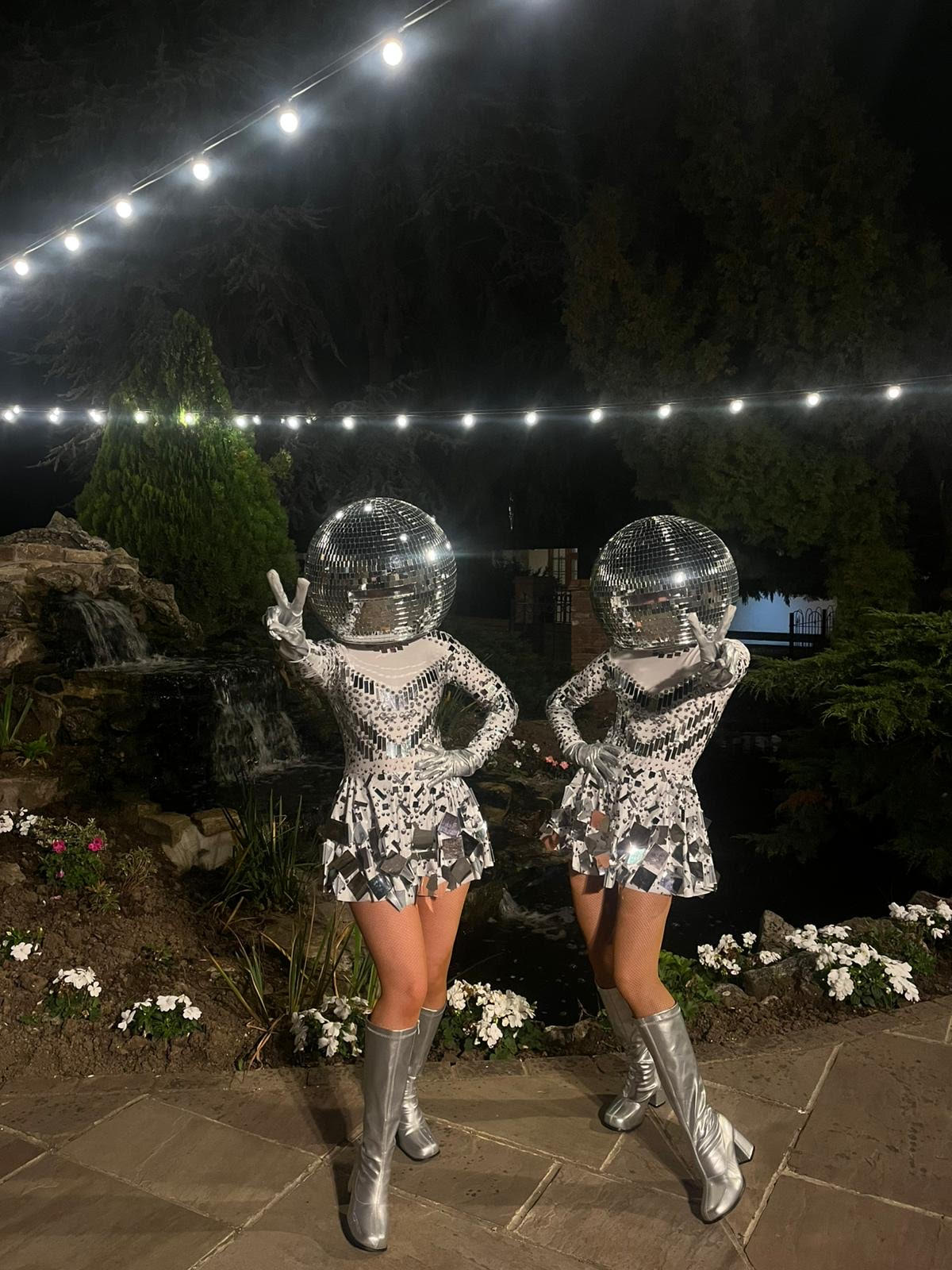 Iconic Disco Ball Dancers