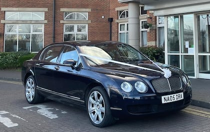 Royal Blue Bentley Continental Flying Spur