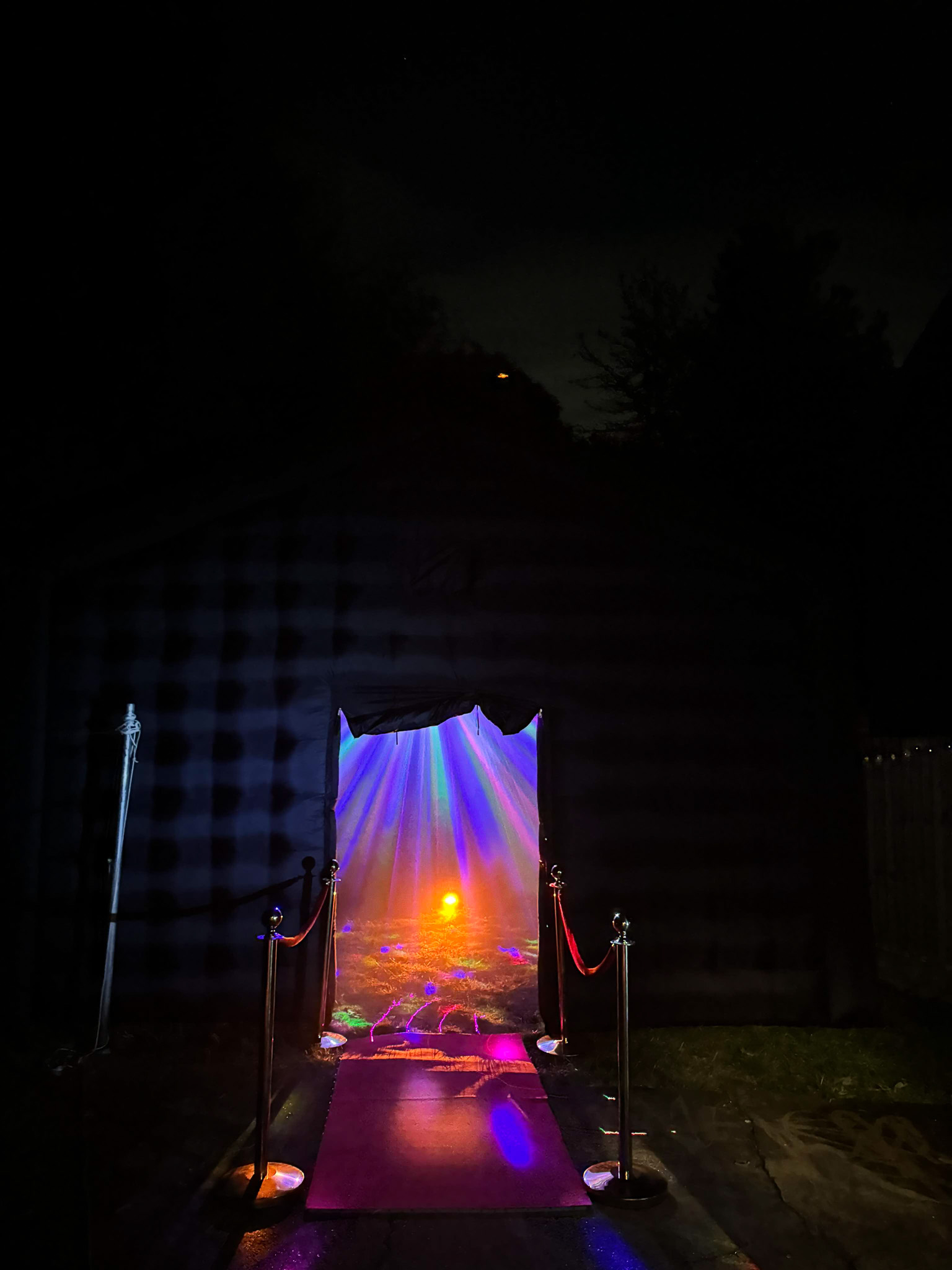 Black Inflatable Nightclub Party Tent