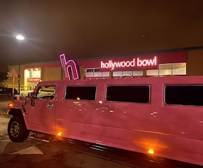 Pink Elegance: 16-Seater H2 Hummer Limo for Your Special Occasion