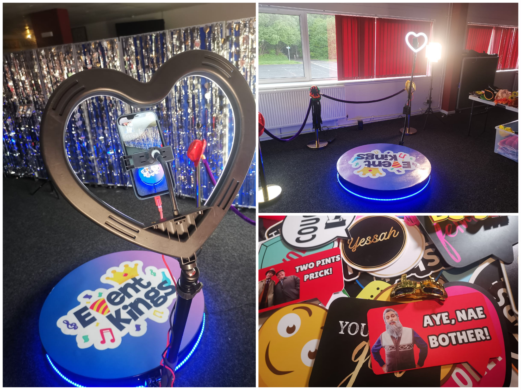 360 Photo Booth with Largest Standing Platform