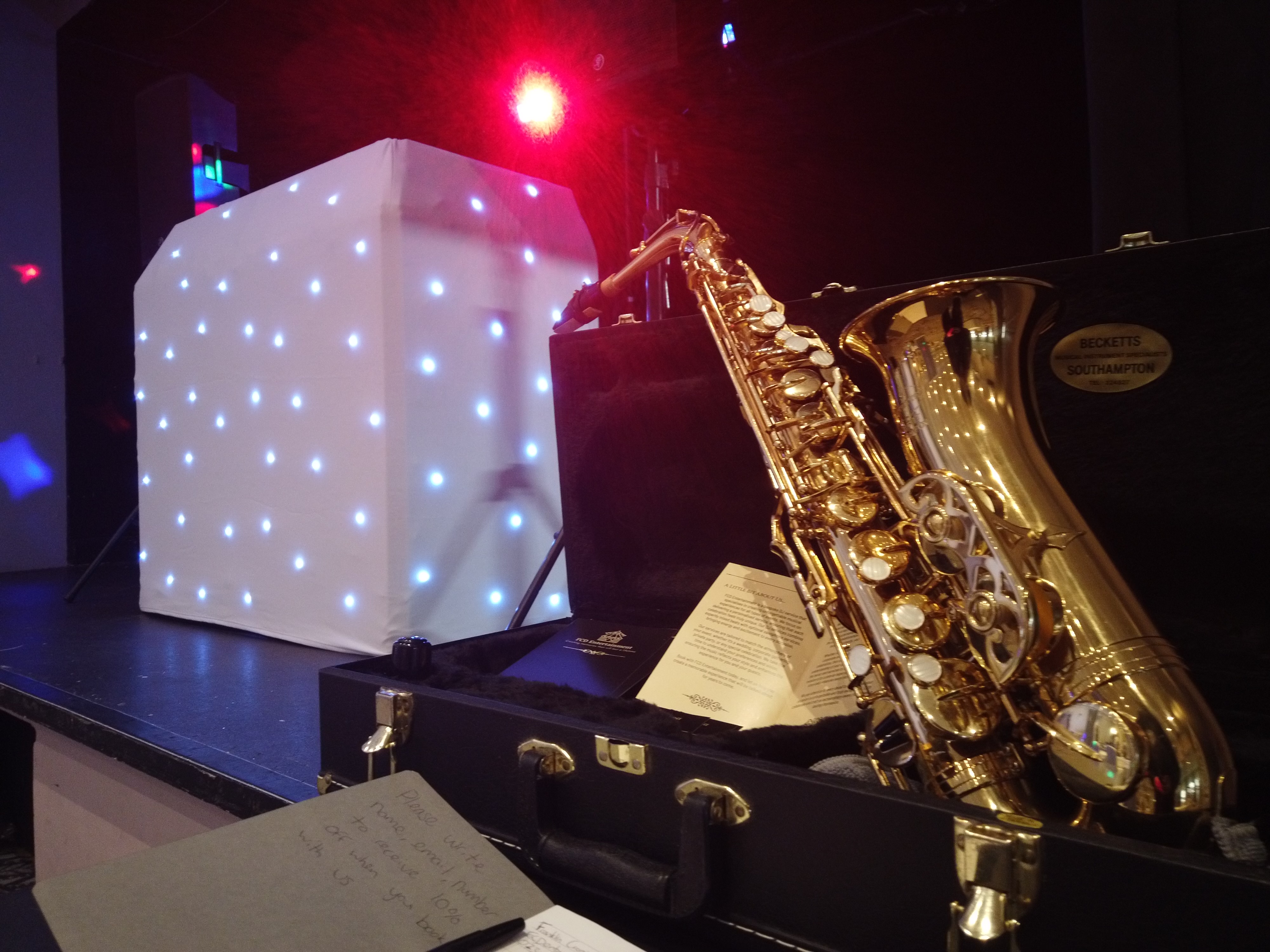 Party DJ With Disco Setup