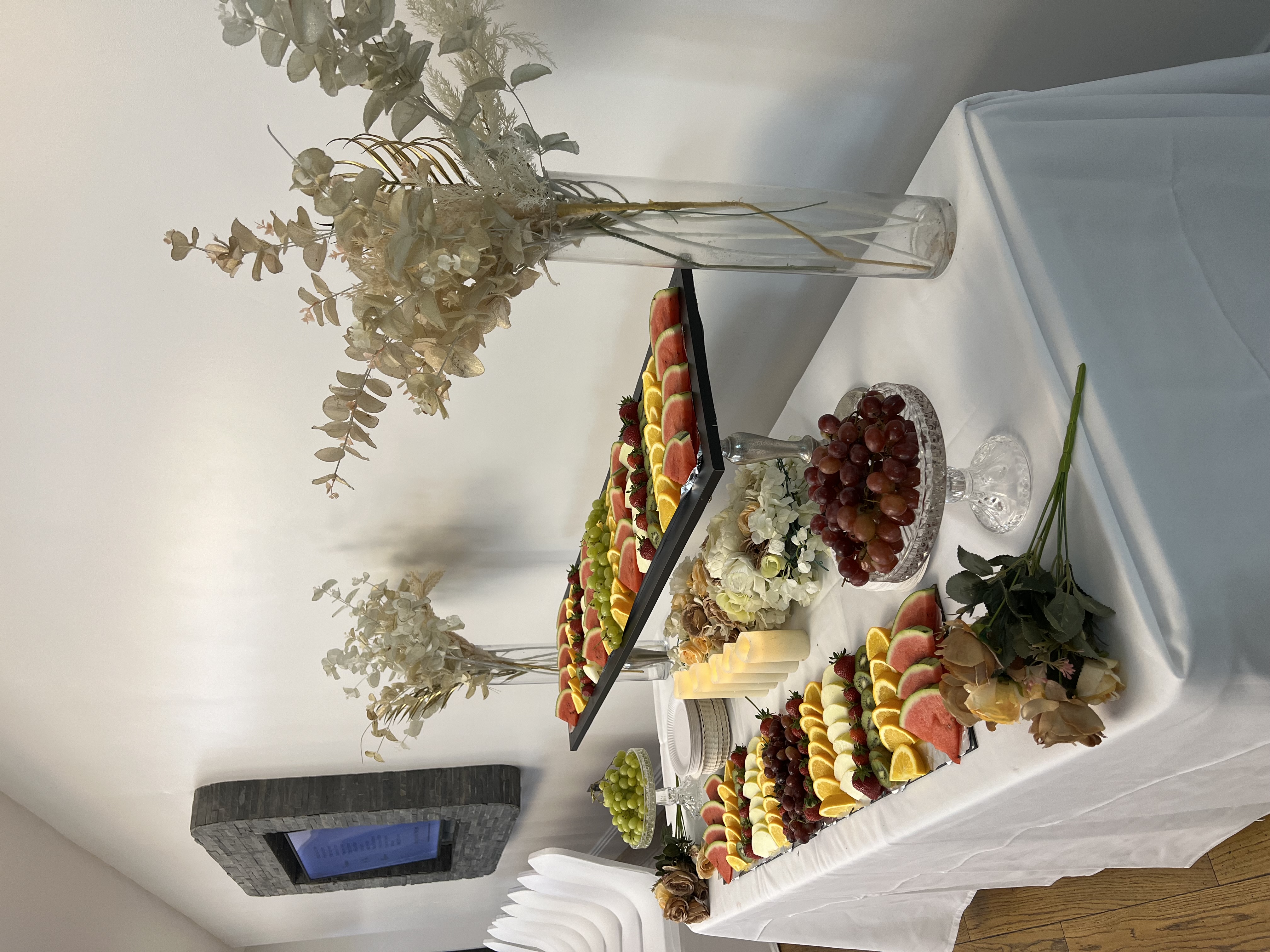 Elegant Fresh Fruit Display Table