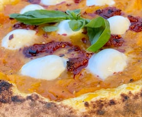 Proper Wood Fired Italian Pizza with Freshly Hand Made Dough