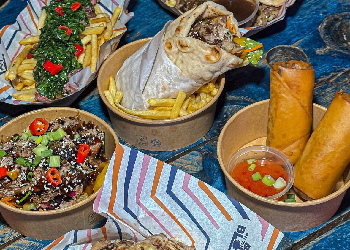 Slow-Cooked Crispy Duck Confit Served on Flatbread, Fries, or Salad