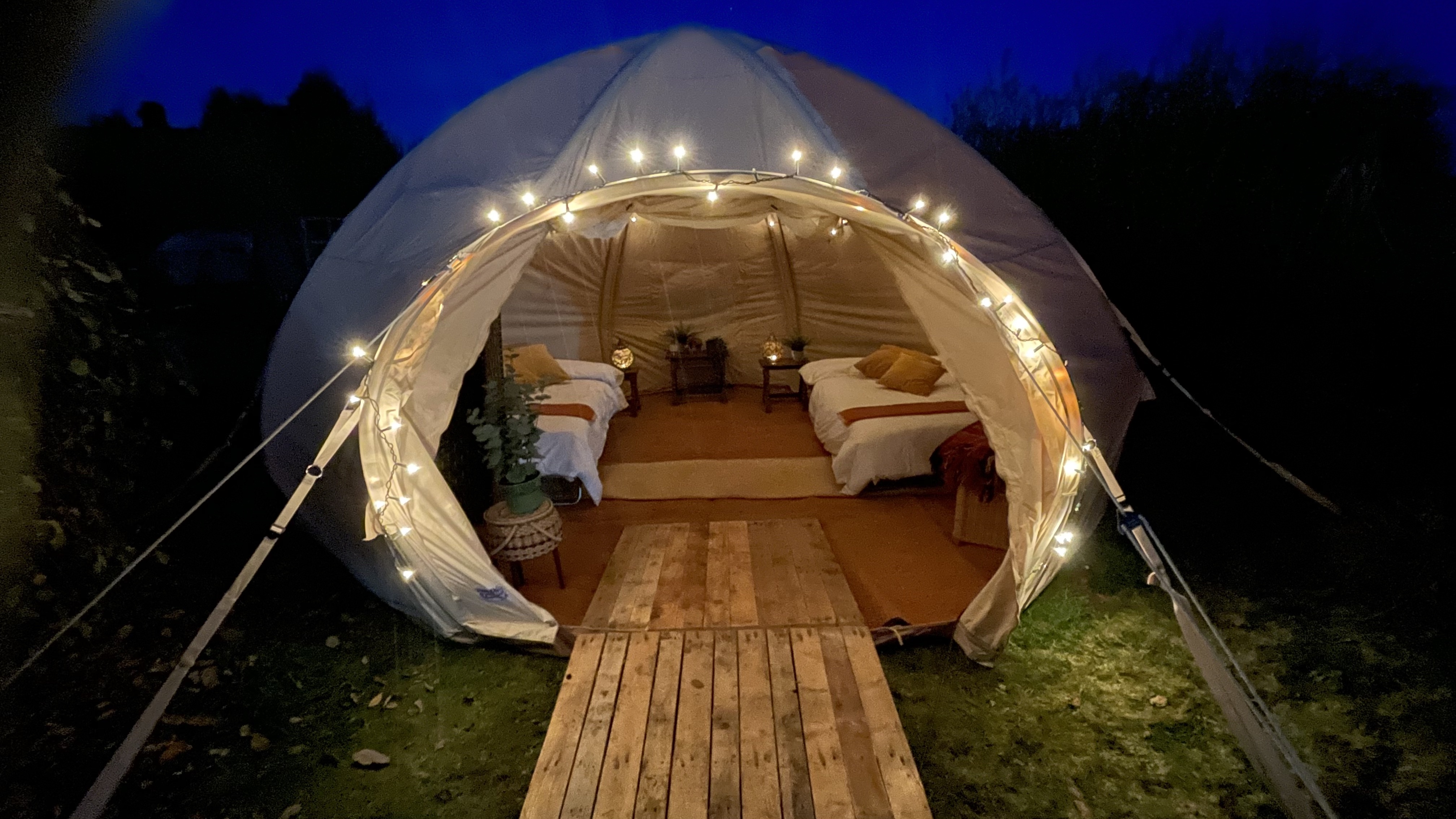 5m Luxury Nova Air Tent – Taller & Roomier Than a Standard Bell Tent