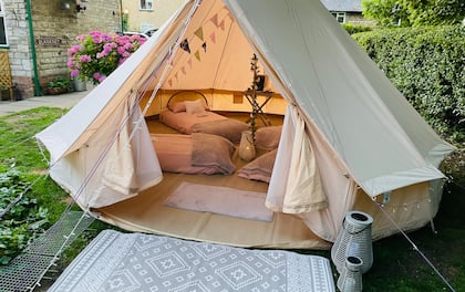 Beautifully Dressed & Designed 5m Bell Tent for Sleepovers