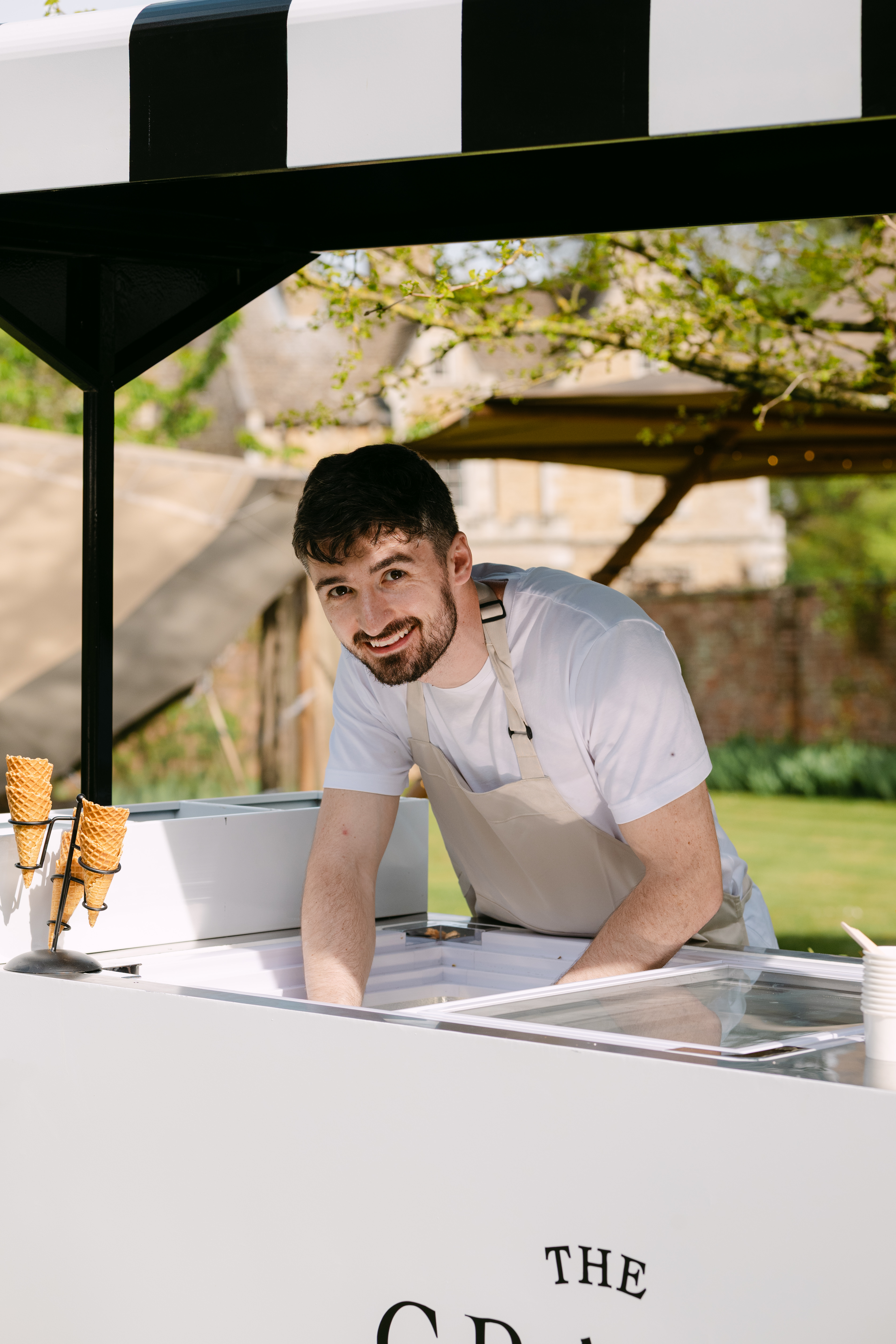 Stylish Ice Cream Cart for Weddings, Parties & Events